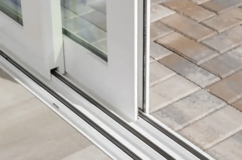 sliding glass door track repair